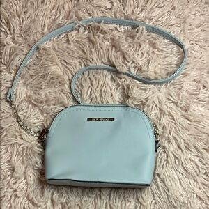 Michael Kors Blue Crossbody Bag Dome Shape